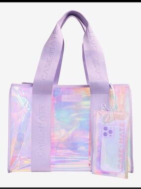 Case-Mate Soap Bubble Jelly Tote with Matching Phone Pouch